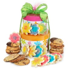 Flower Power Cookie Tower